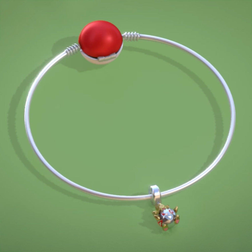 Togepi Pokemon Pandora Fit Charm, 925 Sterling Silver - Trendolla Jewelry