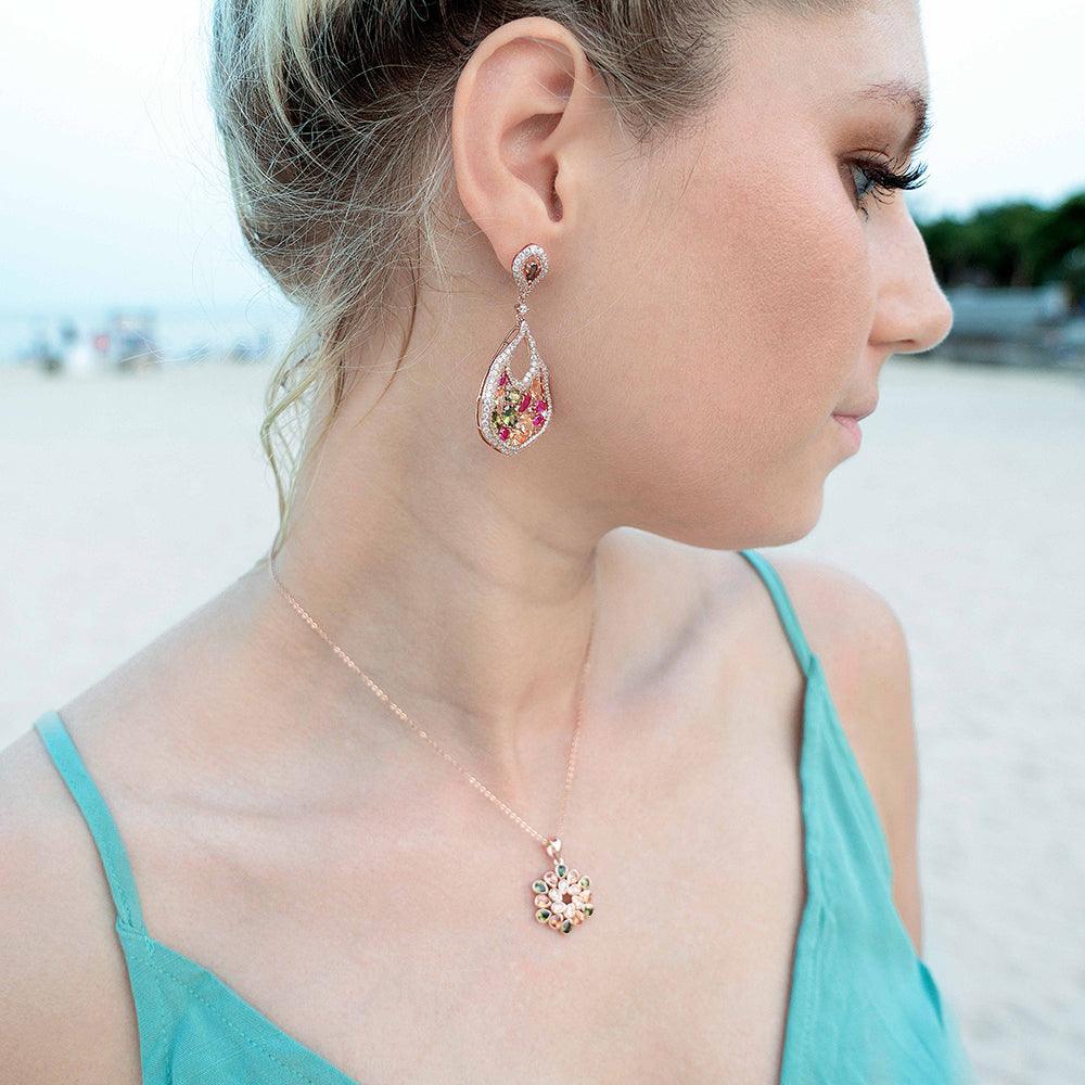 Tourmaline Earrings - Trendolla Jewelry
