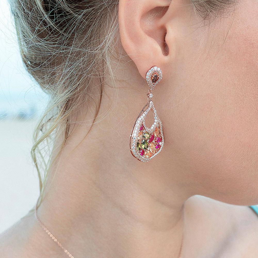 Tourmaline Earrings - Trendolla Jewelry