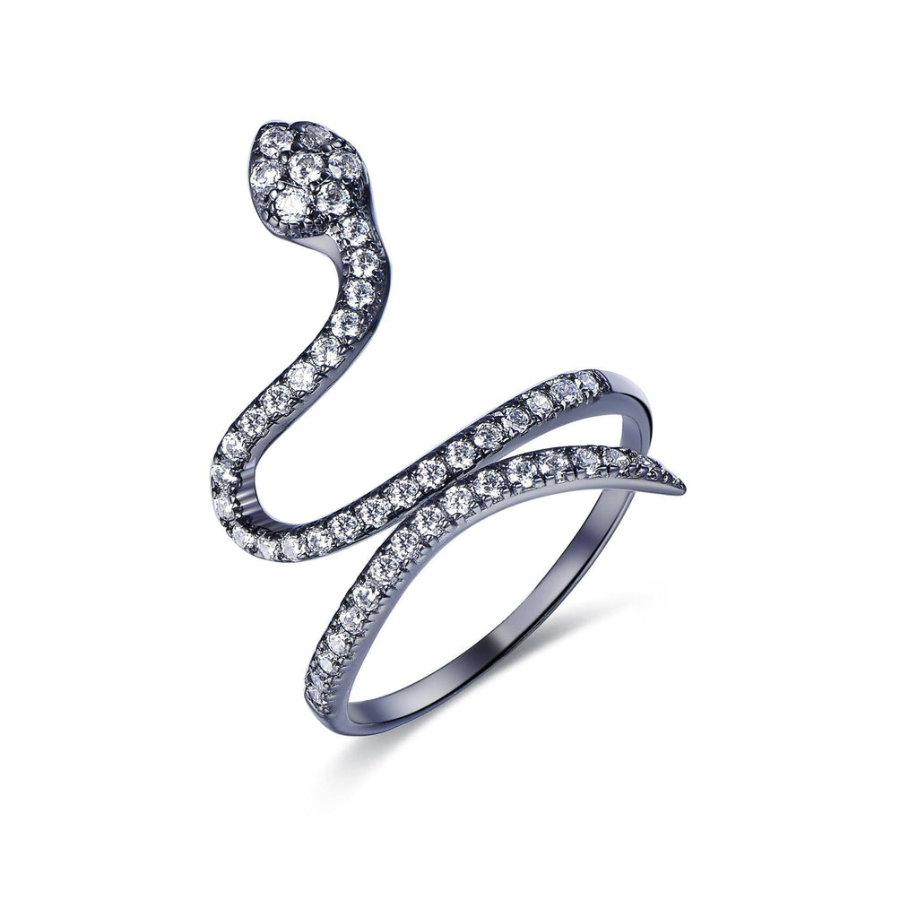 Trendolla Adjustable Open Snake Index Finger Ring - Trendolla Jewelry