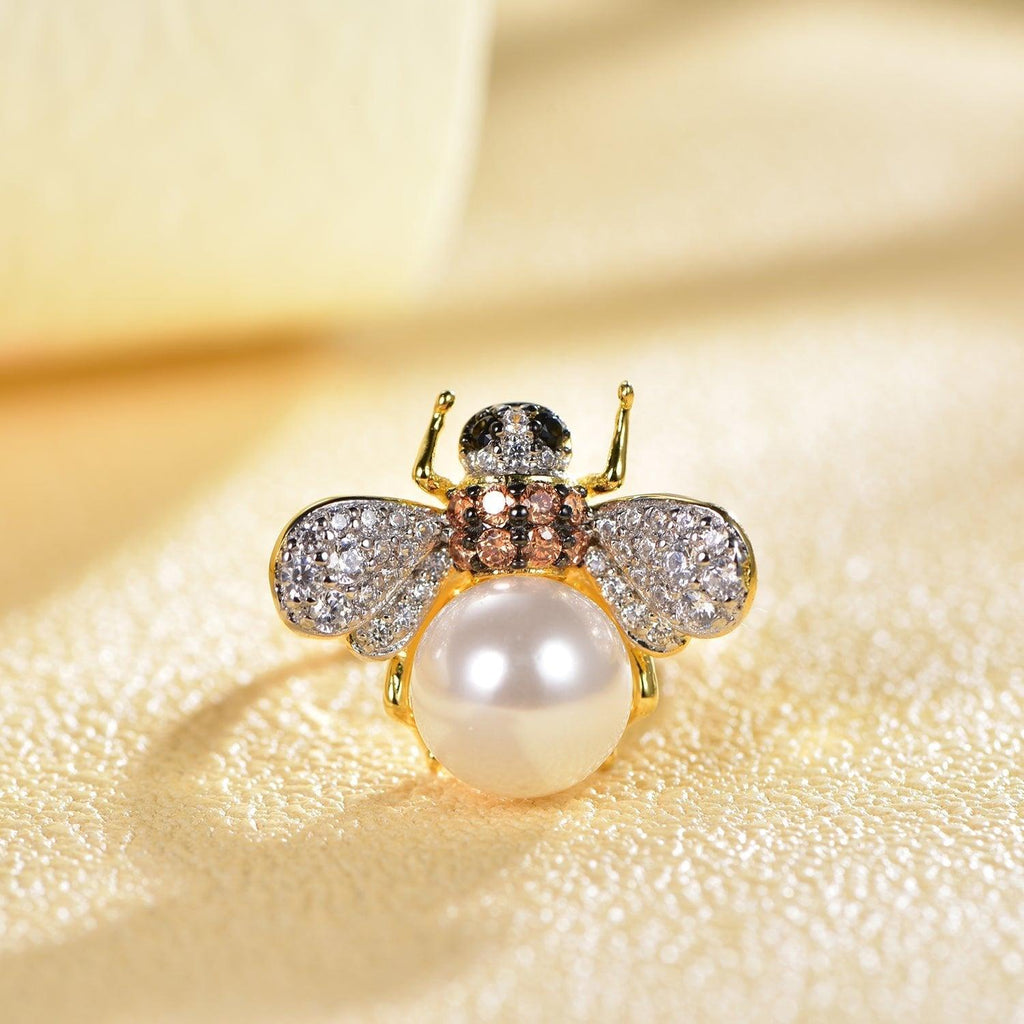 Trendolla Bee Design Sterling Silver Ring - Trendolla Jewelry