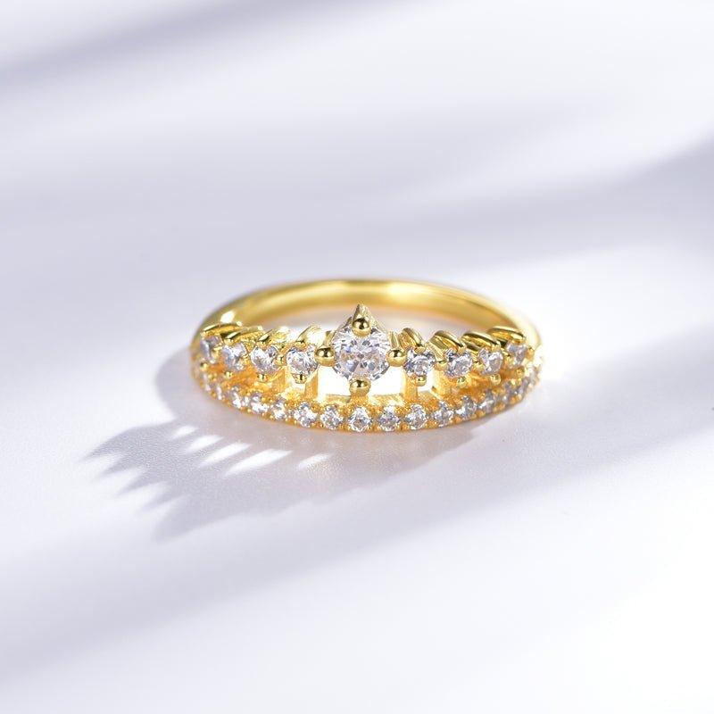 Trendolla Crown Wedding Band Women Ring - Trendolla Jewelry