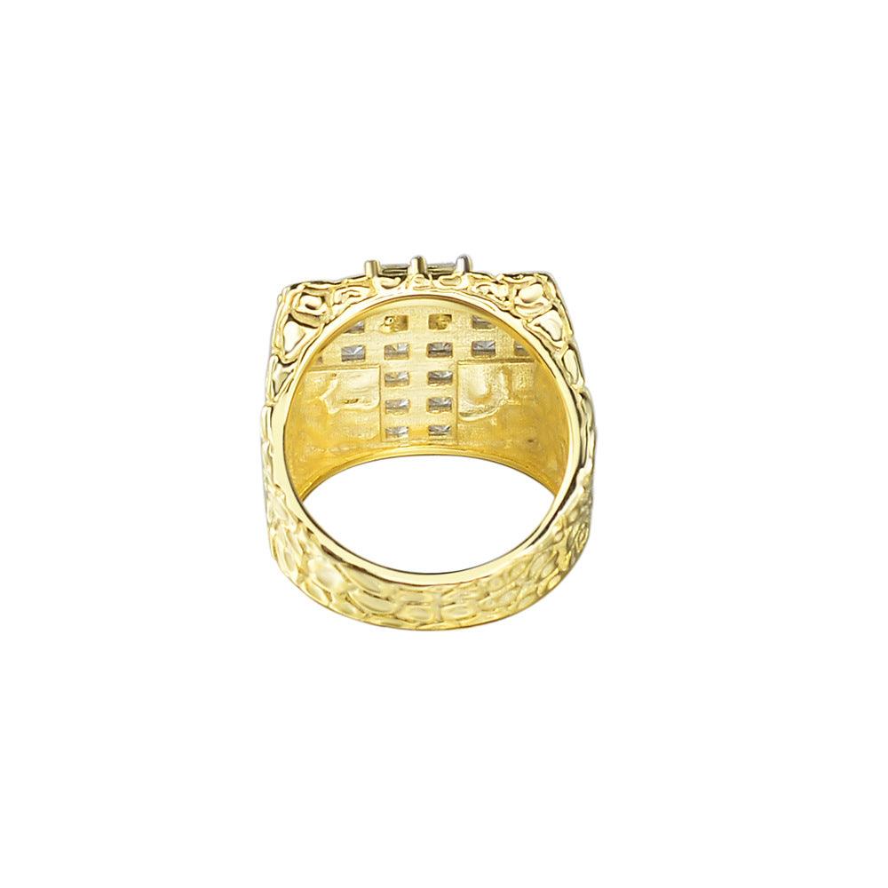 Trendolla Crystal Cubic Zirconia Christian Jesus Cross Ring Band Ring - Trendolla Jewelry