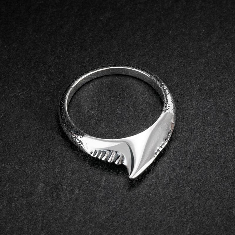 Trendolla Sterling Silver Shark Ring - Trendolla Jewelry