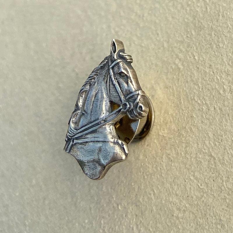 Trendolla Sterling Silver Vintage Horse Pin Brooch - Trendolla Jewelry