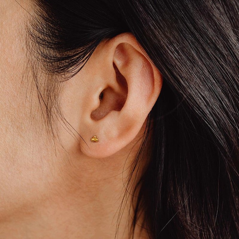 Trendolla Tiny Trinity Nap Earrings - Trendolla Jewelry