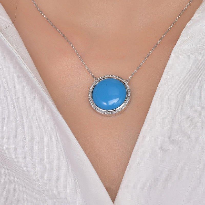 Turquoise Pendant Necklace - Trendolla Jewelry