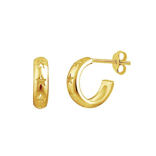 Twinkle Starry Hoop Earrings - Trendolla Jewelry