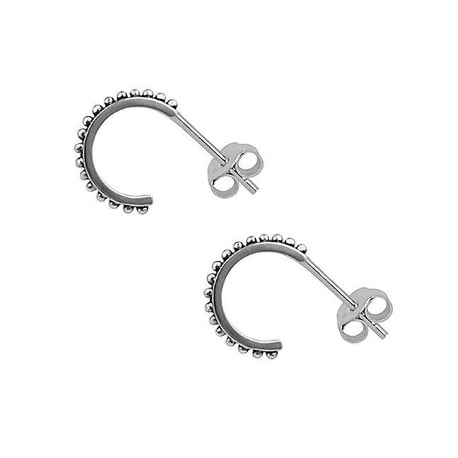 Ubud Ball Hoop Earrings - Trendolla Jewelry