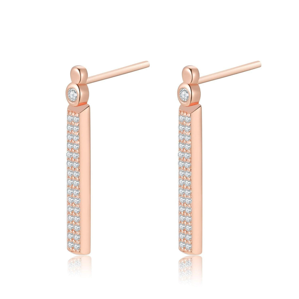 Vertical Bar Drop Dangle Earring Galaxy Collection by Parastoo Behzad - Trendolla Jewelry