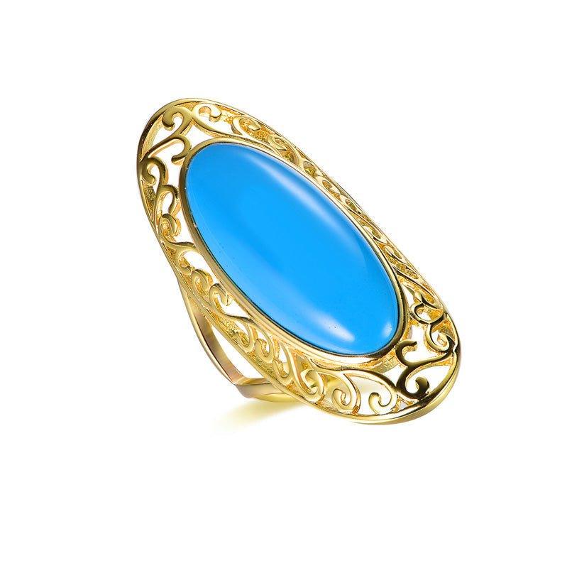 Vintage Turquoise Ring - Trendolla Jewelry