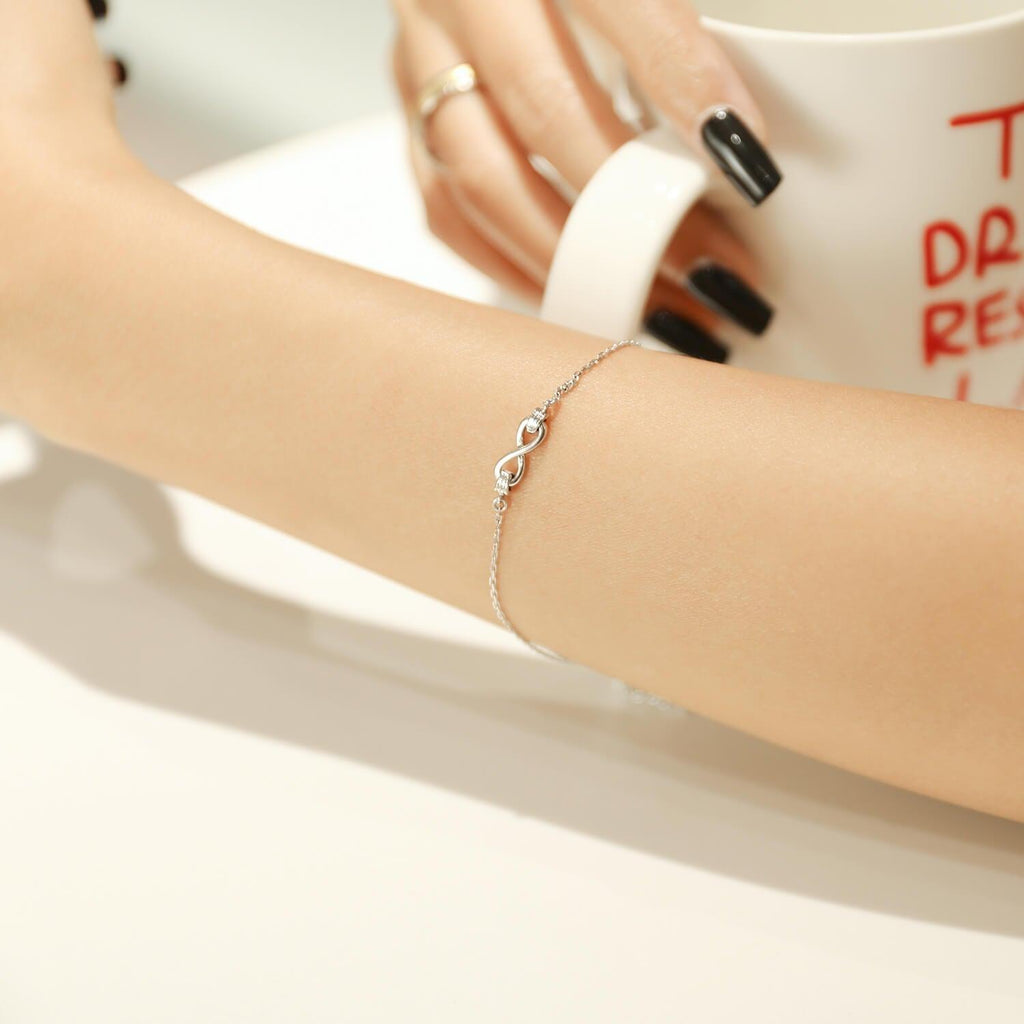 Infinity Bracelet Women's Mini Wishbone Bracelet - Trendolla Jewelry